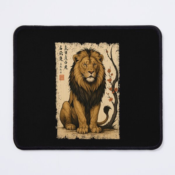 Item preview, Vintage Lion Japanese Cherry Blossom Japan Boys Girls Kids designed and sold by rafaeltto.