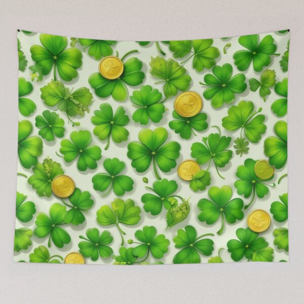 Item preview, Four-Leaf Clovers and Gold Coins designed and sold by InezPhotography.