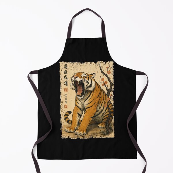 Item preview, Vintage Tiger Japanese Cherry Blossom Japan Boys Girls Kids designed and sold by rafaeltto.