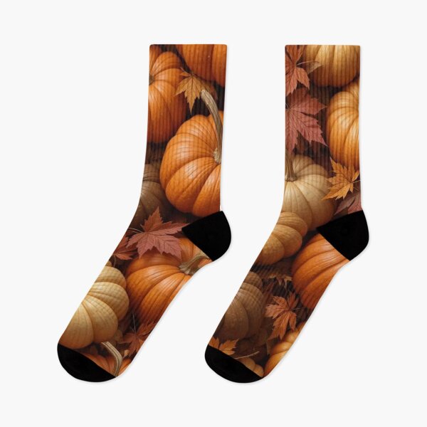 Item preview, Autumn Pumpkins and Leaves designed and sold by InezPhotography.