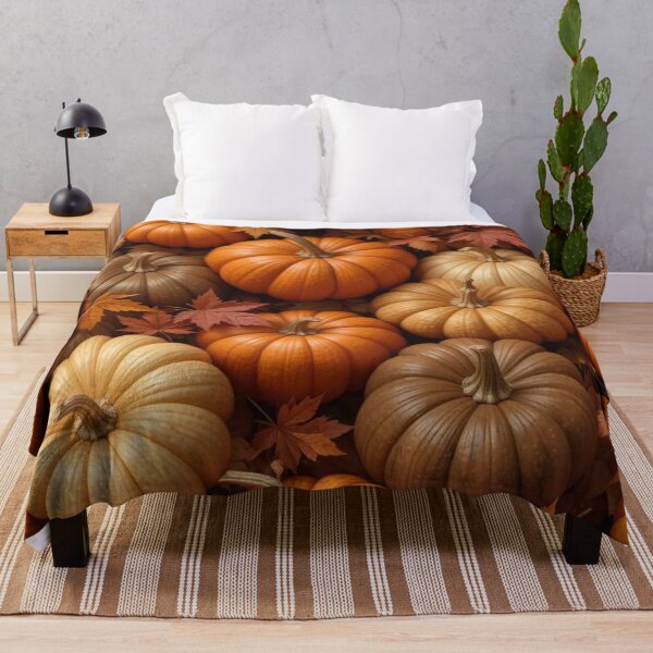 Item preview, Autumn Pumpkins and Leaves designed and sold by InezPhotography.