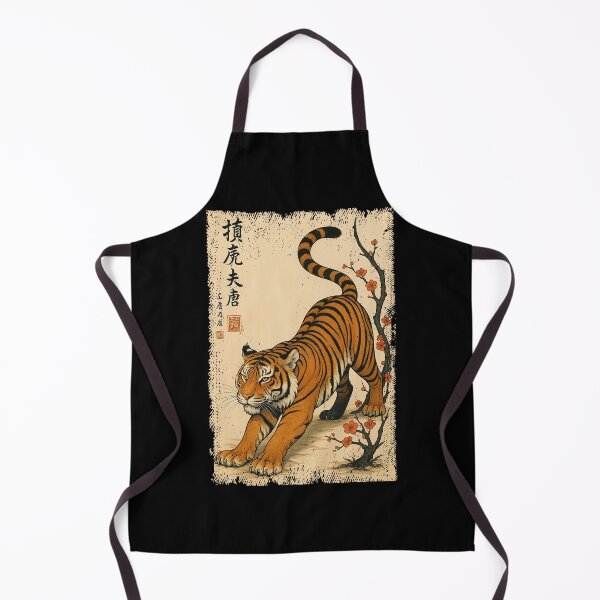 Item preview, Vintage Tiger Japanese Cherry Blossom Japan Boys Girls Kids designed and sold by rafaeltto.