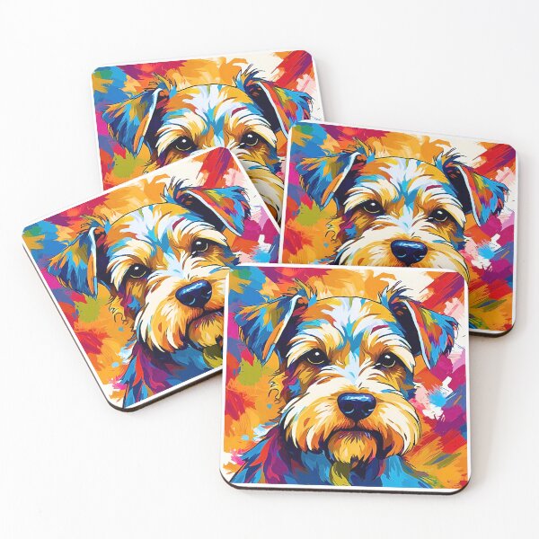 Item preview, Vibrantly Colored Modern Art Miniature Schnauzer Design designed and sold by Fredster1966.