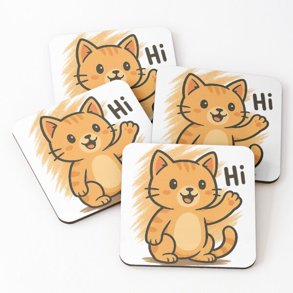 Item preview, House Kitty Saying Hi designed and sold by Pet Lovers Market.
