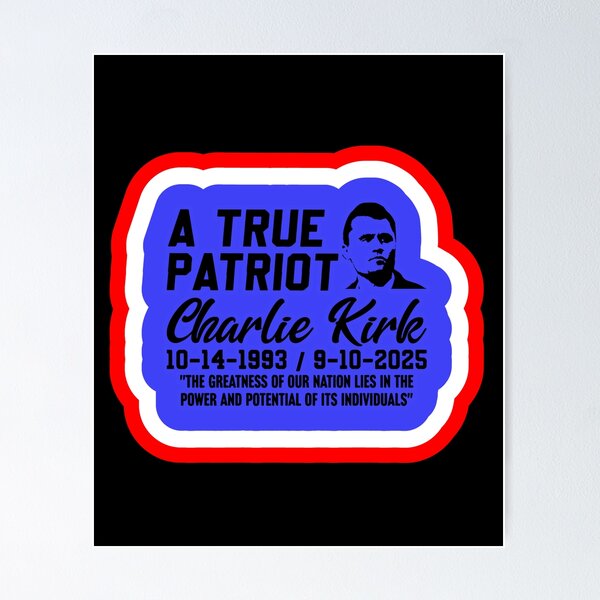 Item preview, Charlie Kirk  designed and sold by WoodburyLake.