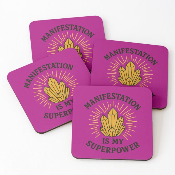 Item preview, Manifestation Is My Superpower – Crystal Energy Aura Design designed and sold by Printessive Designs.