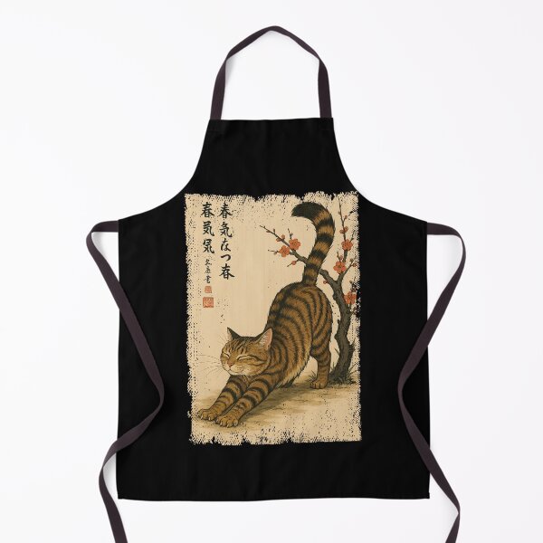 Item preview, Vintage Cat Japanese Cherry Blossom Japan Mom Dad Kids designed and sold by rafaeltto.