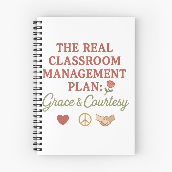 Item preview, The Real Classroom Management Plan: Grace & Courtesy | Montessori Teacher Humor designed and sold by MforMontessori.