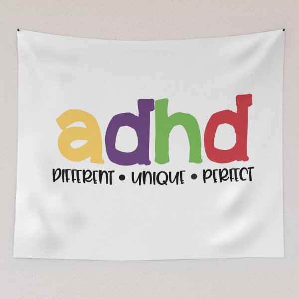 Item preview, ADHD Different - Unique - Perfect designed and sold by by-azul.