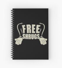 Free Shrugs Spiral Notebook