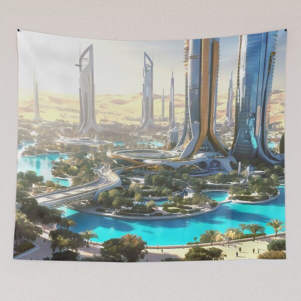 Item preview, Oasis of Tomorrow  designed and sold by ArtBarnes.