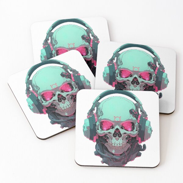 Item preview, cyberpunk skull designed and sold by karlosws.