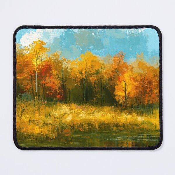 Item preview, Fall Forest Of Trees And Autumn Lake Abstract  designed and sold by DEC02.