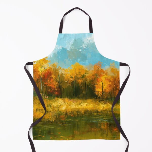 Item preview, Fall Forest Of Trees And Autumn Lake Abstract designed and sold by DEC02.