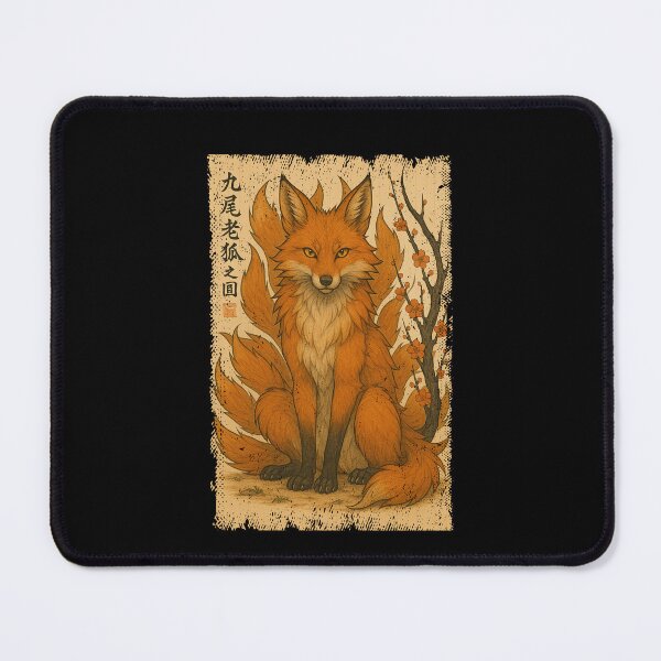 Item preview, Vintage Fox Japanese Kanji Cherry Blossom Japan Boys Girls Kids designed and sold by rafaeltto.