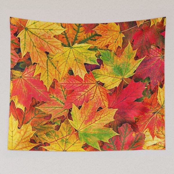 Item preview, Autumn Red And Golden Leaves Vibrant Colorful Art designed and sold by DEC02.