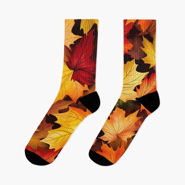 Item preview, Autumn Red And Golden Leaves Colorful Design Art designed and sold by DEC02.