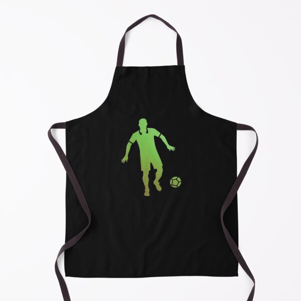 Item preview, A soccer player dribbles the football_ Green paint designed and sold by Aariq.