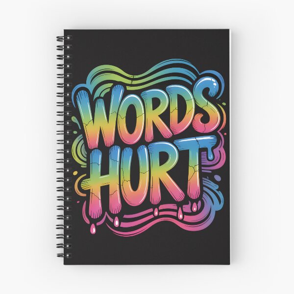 Item preview, Inspirational quotes Words Hurt designed and sold by Mellow Vibes.