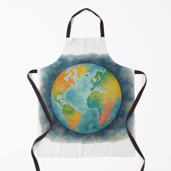 Item preview, Cosmic Montessori Globe | Watercolor Earth in Montessori Colors designed and sold by MforMontessori.