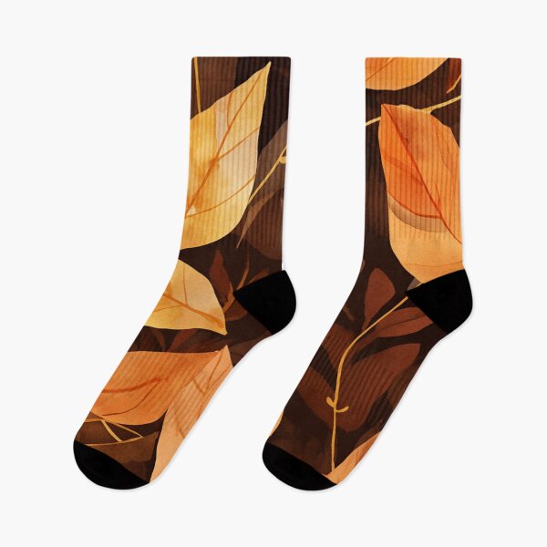 Item preview, Autumn Fall Pumpkin Spice Colored Leaves Contemporary Designs  designed and sold by DEC02.