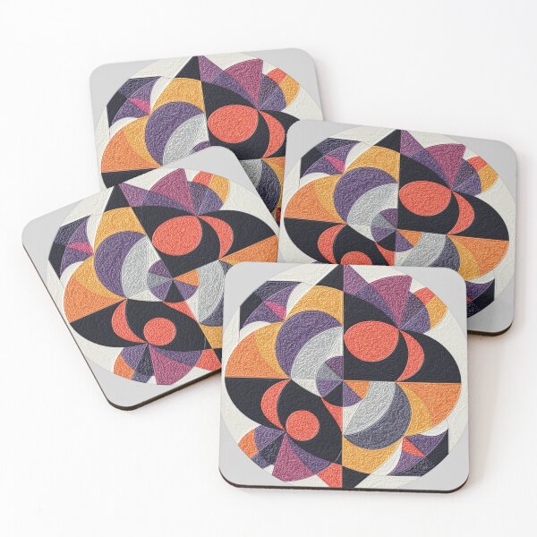 Item preview, geometric convoluted abstract colorful design designed and sold by SmashingDeals.