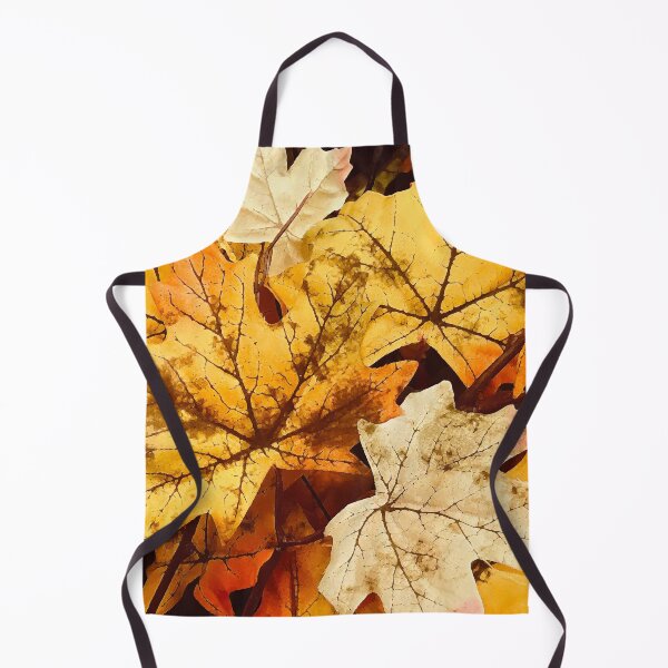 Item preview, Autumn Golden Hues and Orange Fall Leaves Art designed and sold by DEC02.