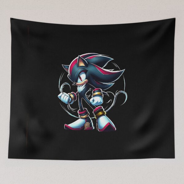 Item preview, Shadow the Hedgehog: Black & Red Energy – Iconic Vector Art designed and sold by Shadow's Realm.