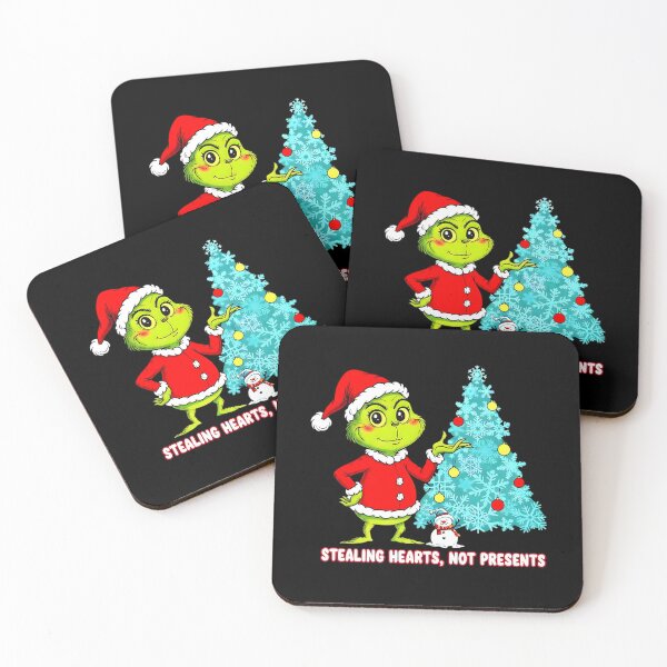 Item preview, Grinch Christmas Funny Stealing Hearts, Not Presents Holiday Design for family friends designed and sold by Millionaireboss.