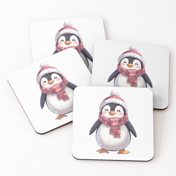 Item preview, ❄️ Cute Winter Penguin – Cozy Scarf & Hat designed and sold by Tik Logy.