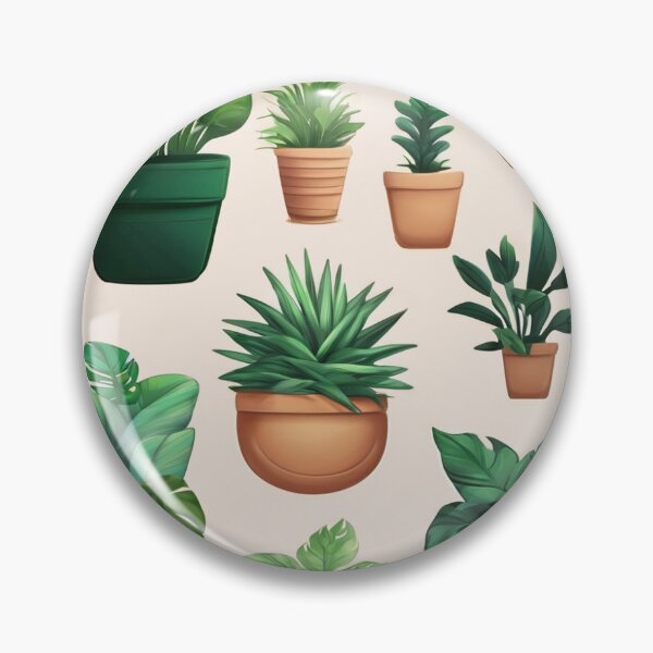 Item preview, Plant Mom", ilustração de plantas fofas em vasos designed and sold by StudioNaeli.
