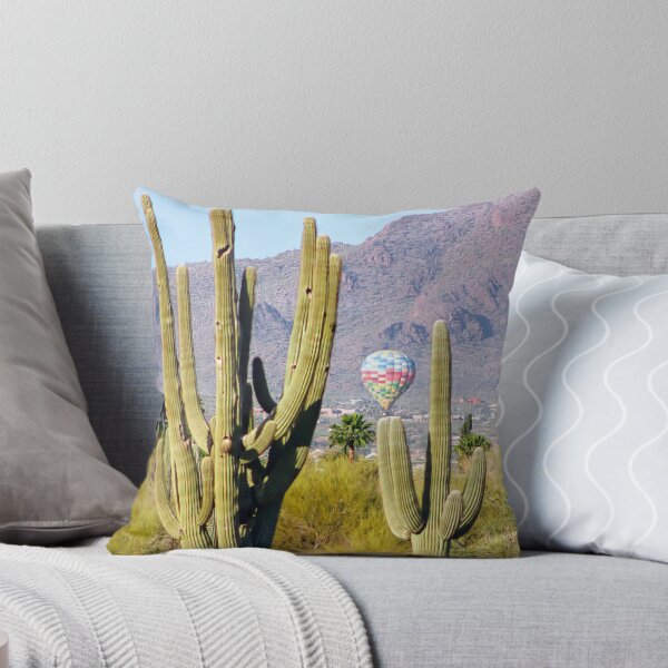 Item preview, Saguaro Hot Air Balloon  designed and sold by simonjayphotos.