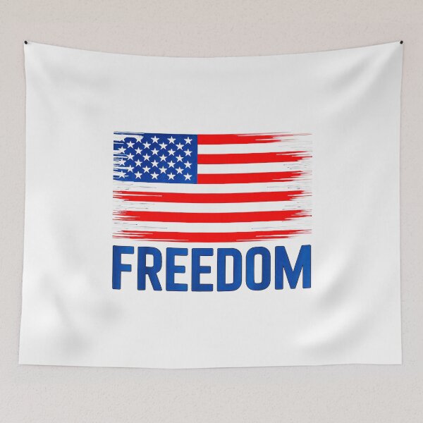 Item preview, Freedom with american Flag designed and sold by lovewitharts1.