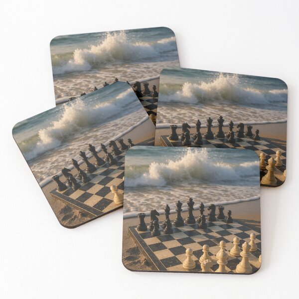 Item preview, Chess board by the beach designed and sold by Transcend Modern.