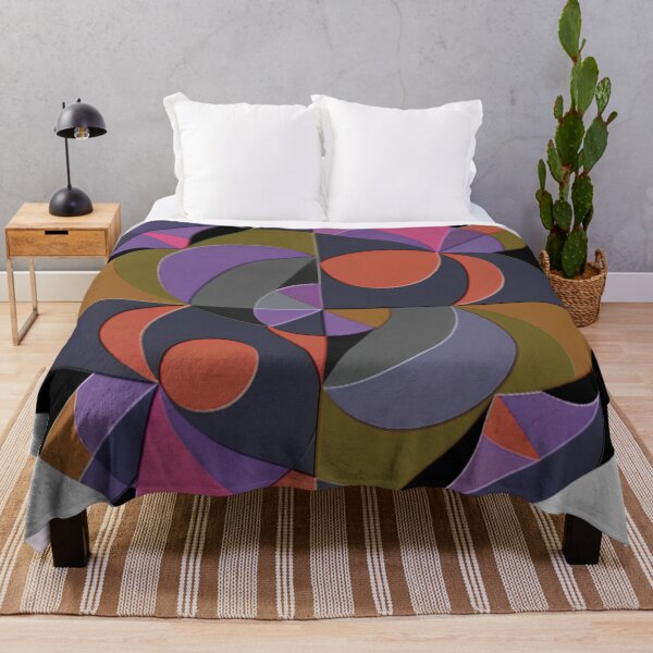 Item preview, geometric dark abstract colorful design designed and sold by SmashingDeals.