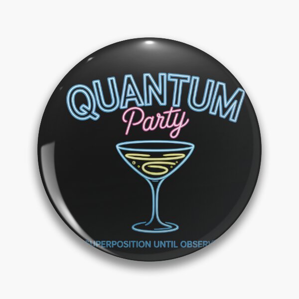 Item preview, "Quantum Party – Neon Cocktail Superposition Design' designed and sold by HolisticFurArt.
