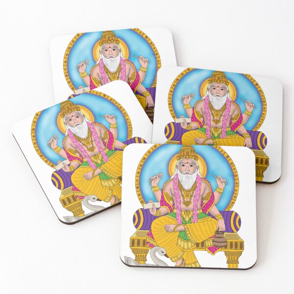 Item preview, Lord Vishwakarma Digital Painting | Hindu Divine Architect Artwork | Vishwakarma Jayanti Special designed and sold by Harshit_Digital_Arts.