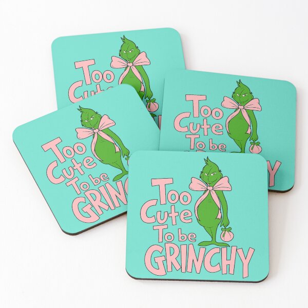 Item preview, Too Cute To Be Grinchy - Adorable Christmas Quotes designed and sold by Vicky021.