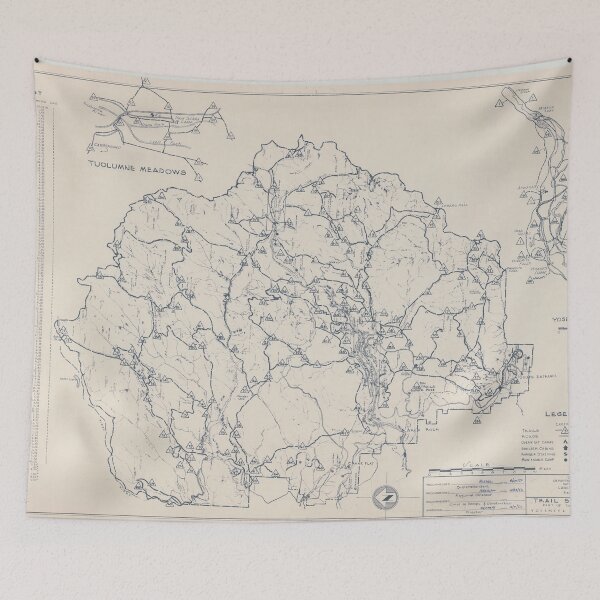 Item preview, Original Map of Yosemite  designed and sold by Del0860.