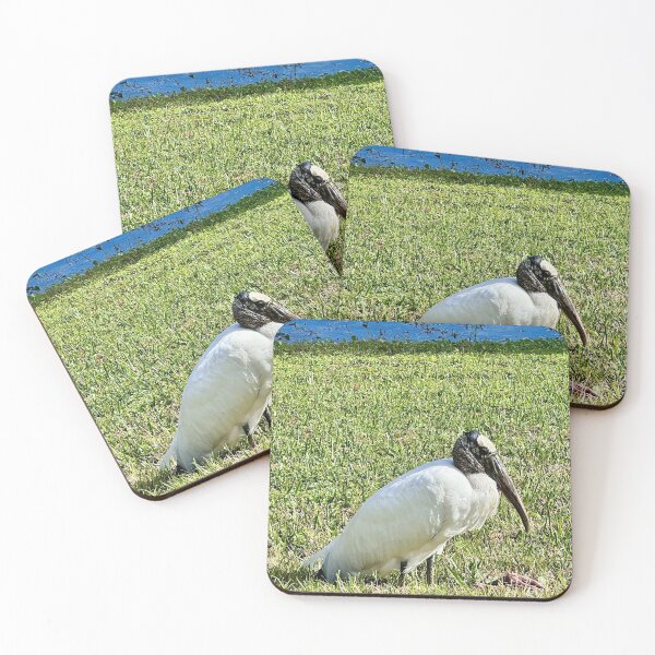 Item preview, Wood Stork on the Lake of Blue by Pamela Storch designed and sold by Pamela Storch.