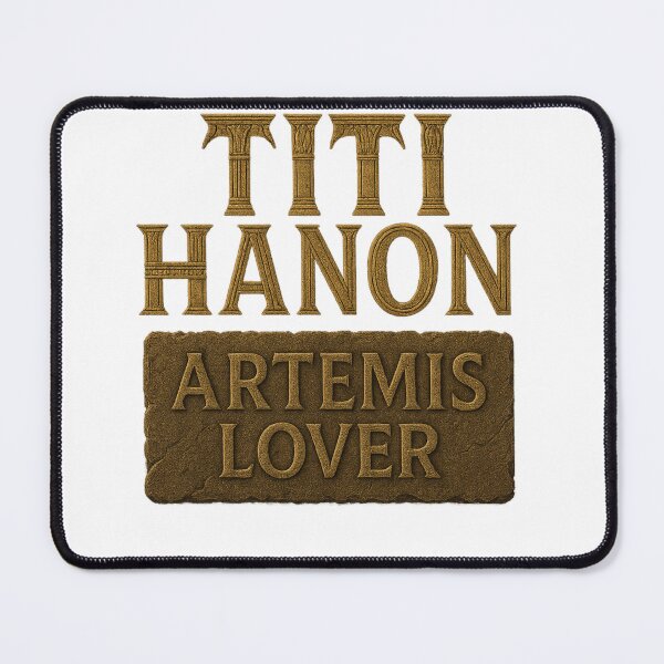 Item preview, Ancient Egyptian Columns Typography – Artemis Lover Gold Design designed and sold by Passmr.