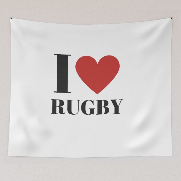 Item preview, I Love Rugby designed and sold by freedom4life.