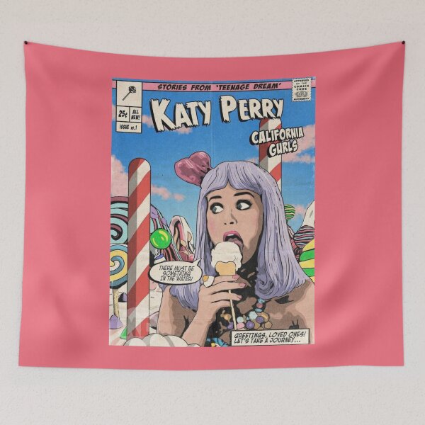 Item preview,  Retro Comic Cover – Katy Perry Music Artwork designed and sold by Vicky021.
