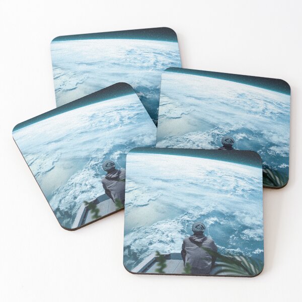 Item preview, Man Sitting In Space Looking At Earth designed and sold by Róger Arrieta.
