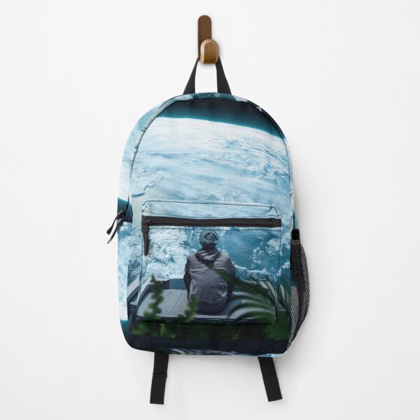 Item preview, Man Sitting In Space Looking At Earth designed and sold by Róger Arrieta.