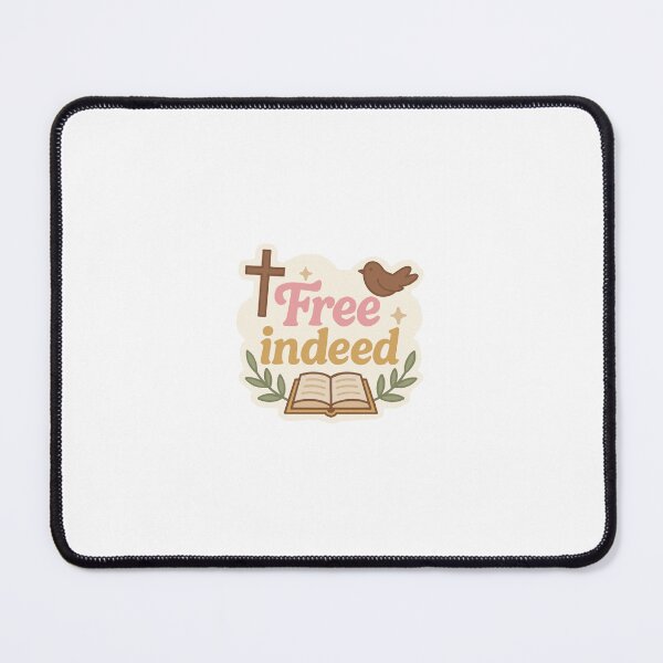 Item preview, Free Indeed John 8:36 Sticker designed and sold by GretaDanielle.