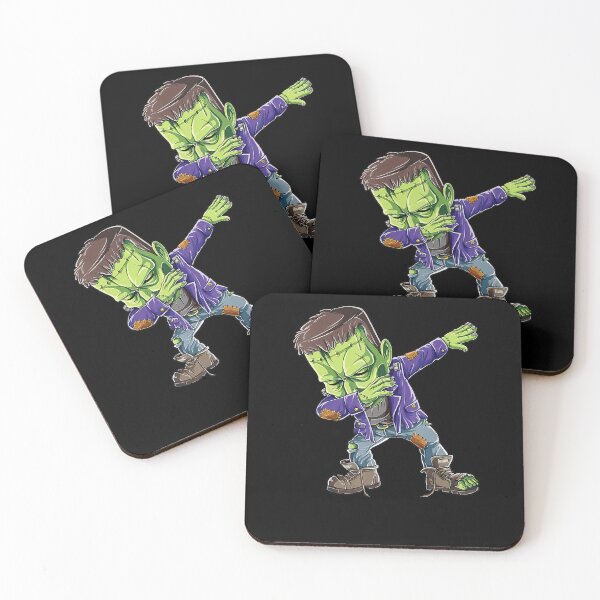 Item preview, Dabbing Frankenstein Funny Halloween Gift Men Monster Zombie T-Shirt designed and sold by gailp9willie.