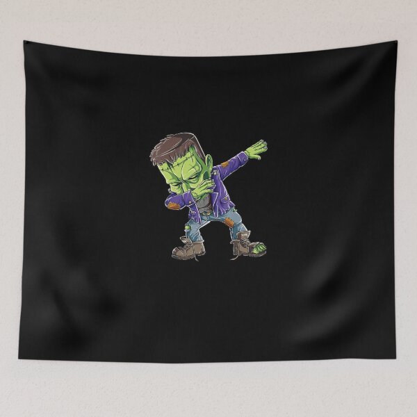 Item preview, Dabbing Frankenstein Funny Halloween Gift Men Monster Zombie T-Shirt designed and sold by gailp9willie.