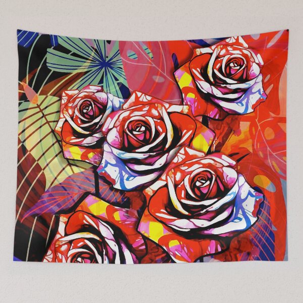 Item preview, Rose Garden Painting designed and sold by ViaARTfactory.