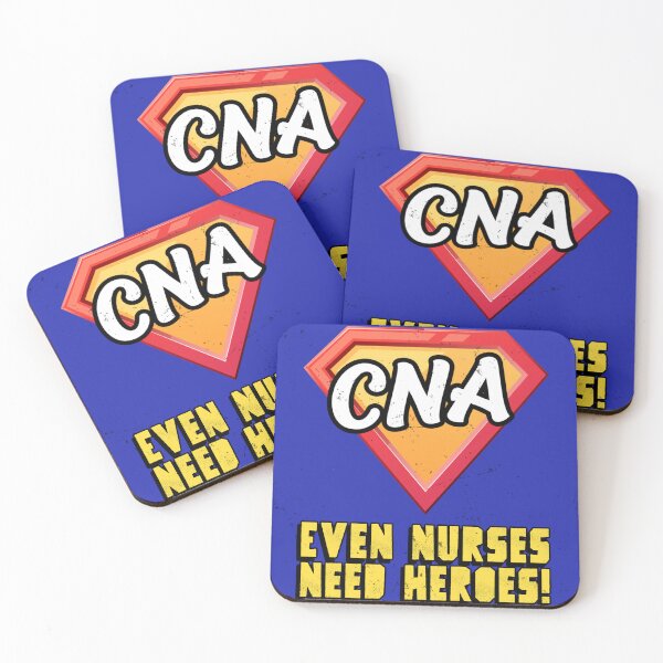 Item preview, CNA Superhero - Even Nurses Need Heroes designed and sold by FreshMedThreads.